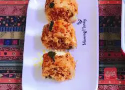 Beef Floss Cake Roll Recipe Illustration 23