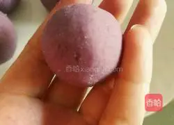Illustration of how to make purple sweet potato glutinous rice cake 7