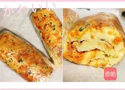 Yoghurt pineapple meat floss cake roll (no salad dressing and low calorie) illustration 18