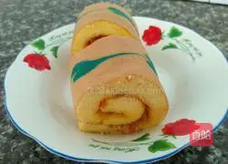 Heart-shaped jam cake roll recipe 17