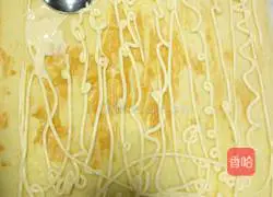 Illustration of how to make meat floss cake rolls 15