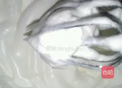 Illustration of how to make chiffon cake 7