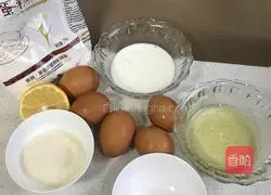 8-inch chiffon cake Illustration of how to do it 1