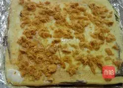 Camouflage Chiffon Meat Floss Cake Roll Recipe Illustration 12