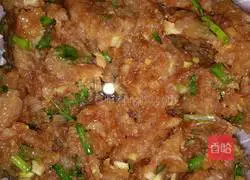 Chive meat Illustration of how to make cakes 4