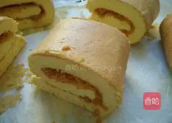 How to make meat floss cake rolls Illustration 14