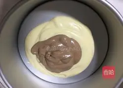 Zebra pattern chiffon cake recipe illustration 13