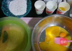 Blueberry Meat Floss Cake Roll Recipe Illustration 1