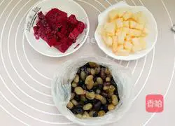 Illustration of how to make honey bean fruit tart 2