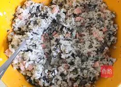 Rice Illustration of how to make pot cake 3