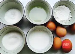 Illustration of how to make hot noodle chiffon cake (8 inches) 1