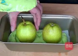 Illustration of how to make pound cake without pear 14