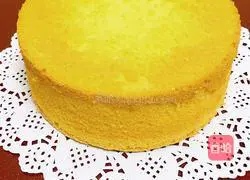 Illustration of how to make eight-inch chiffon cake 17
