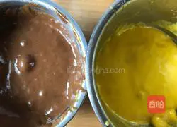 Zebra pattern chiffon cake recipe 3