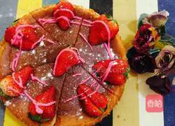 Illustration of how to make eight-inch strawberry chiffon cake 15