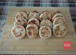 Illustration of how to make peanut butter sesame cakes with grape seed oil particles 9