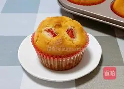 Strawberry Muffin Cake Recipe Illustration 17 