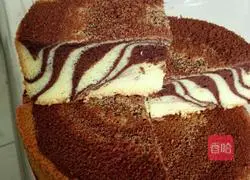 Zebra pattern chiffon cake recipe 18