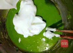 Matcha Illustration of how to make eight-inch chiffon cake 10