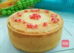 Illustration of how to make eight-inch chiffon cake 9