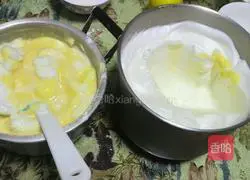 Illustration of how to make chiffon cake square mold 7