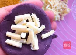 Cheese Purple potato cake recipe 6