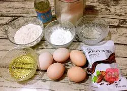 Chocolate chiffon cake (eight inches) ) Illustration of the practice 1