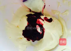 Roasted Blueberry Cheesecake Illustration of how to do it 6