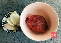 Baby food supplement, illustration of how to make pan-fried meatloaf 1