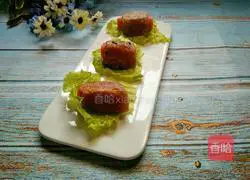 Illustration of how to make ham sausage rolls 10