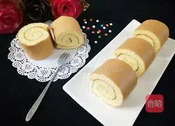 Illustration of how to make original cake roll (post-egg method) 1