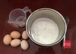 Illustration of how to make chiffon cake 2