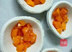 Illustration of how to make mango cake 2