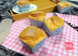 Illustration of how to make original chiffon cake cup 19