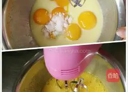 Illustration of how to make eight-inch chiffon cake 4