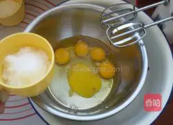 French whole egg coconut flour sponge Cake recipe illustration 2