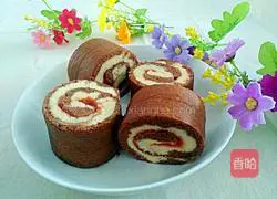 Illustration of two-color cake rolls 20