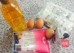 Illustration of how to make chiffon cake 1