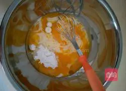 Blueberry Sesame Chiffon Cake Recipe Illustration 3