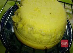 Illustration of how to make small cream cake (simple version) 14