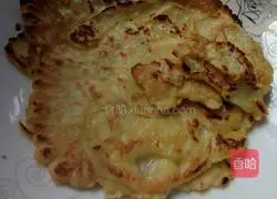 Illustration of how to make hand-shredded pancakes 4