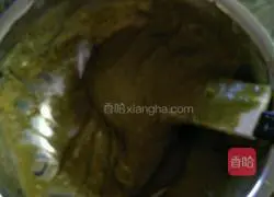 Matcha flavored zebra pattern chiffon cake recipe 6