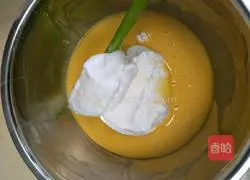 Blueberry Sesame Chiffon Cake Recipe Illustration 11