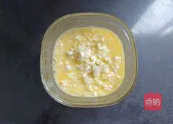 Powder-free enoki mushroom egg pancake Practice illustration 5