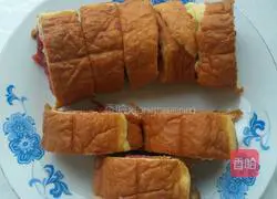 Illustration of making jam cake roll 6