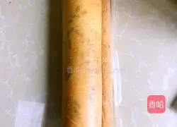 Illustration of how to make raisin cake roll 21