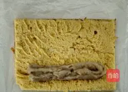 Illustration of how to make rolled banana cake 19