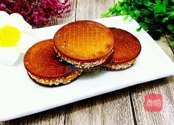 Illustration of how to make pumpkin sandwich cookies 15