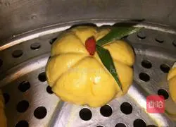 Illustration of how to make steamed pumpkin cake 3