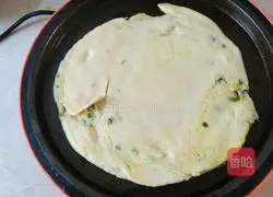Illustration of how to make green onion cake 8